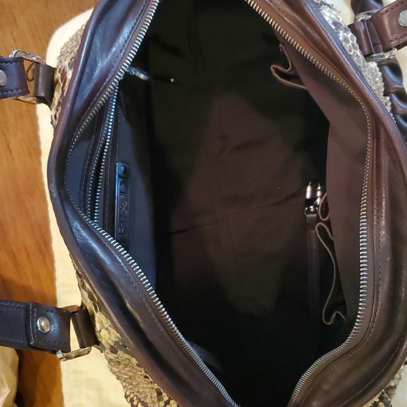 Like new BE & D python shoulder bag - Picture 9 of 11